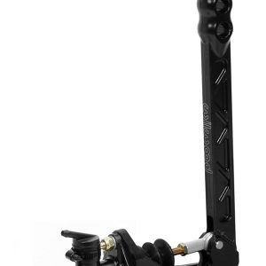 Wilwood Parking Brake Handle Assembly, Vertical Mount, 11.44 Inch Lever, E-Coated Aluminum, 11:1 Ratio – 340-14769