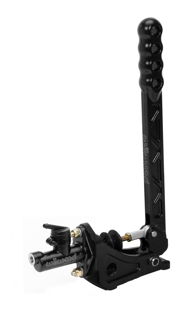 Wilwood Parking Brake Handle Assembly, Vertical Mount, 11.44 Inch Lever, E-Coated Aluminum, 11:1 Ratio – 340-14769