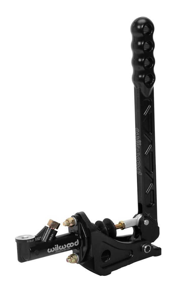 Wilwood Parking Brake Handle Assembly, Vertical Mount, 11.44 Inch Lever, E-Coated Aluminum, 11:1 Ratio – 340-14769