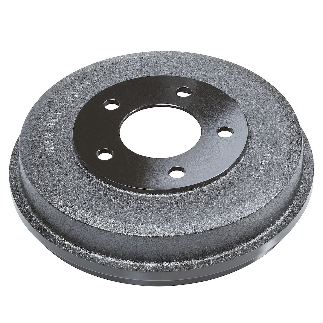 Wagner Brake Brake Drum, 9 Inch Diameter X 1-5/8 Inch Width, 5 X 4-1/2 Inch Diameter Bolt Pattern, Without Outer Cooling Fins, Cast Iron – BD125723E