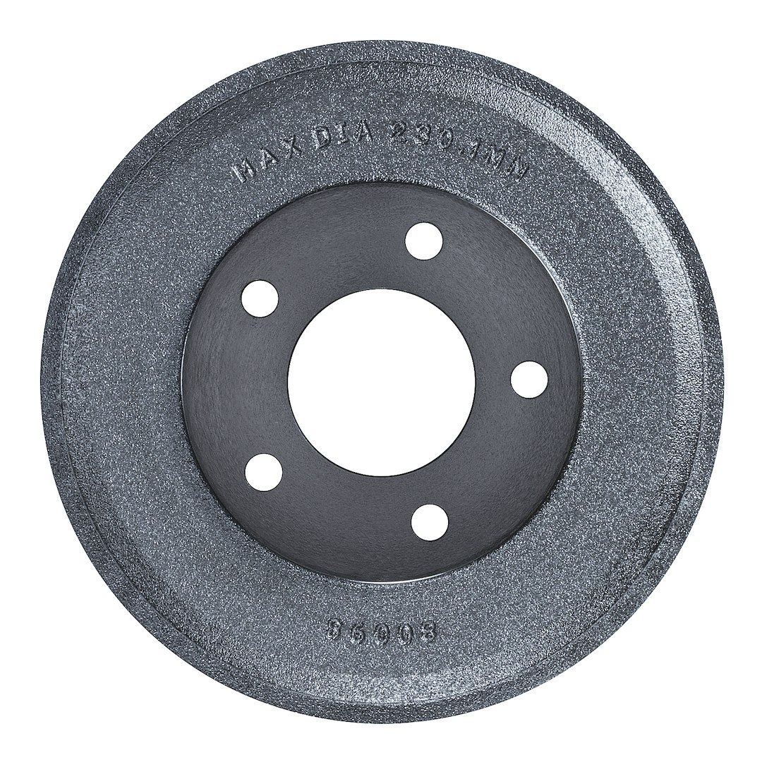 Wagner Brake Brake Drum, 9 Inch Diameter X 1-5/8 Inch Width, 5 X 4-1/2 Inch Diameter Bolt Pattern, Without Outer Cooling Fins, Cast Iron – BD125723E