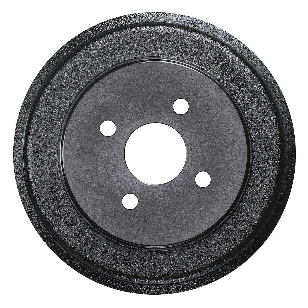 Wagner Brake Brake Drum, 9-1/16 Inch Diameter X 1-43/64 Inch Width, 4 X 3.937 Inch Diameter Bolt Pattern, Without Outer Cooling Fins – BD126099E