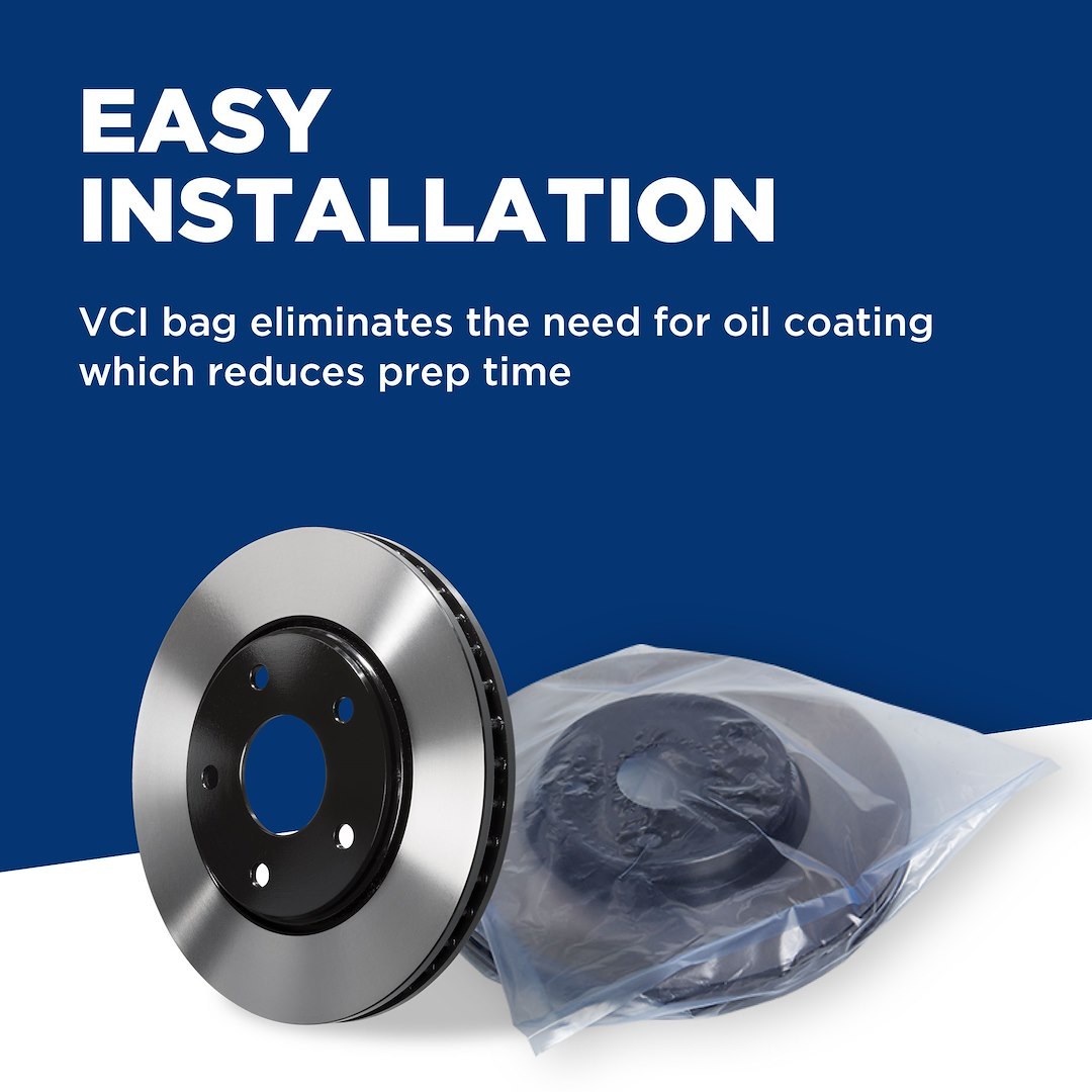 Wagner Brake Brake Rotor, Vented, One Piece Design, Wheel Bolt Pattern 6 X 134.9 Millimeter – BD126433E