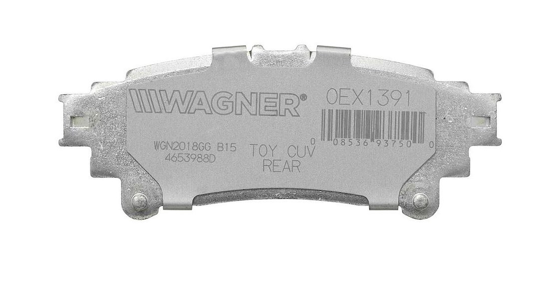 Wagner Brake Brake Pad, Oex, Premium Low-Copper Ceramic – OEX1391