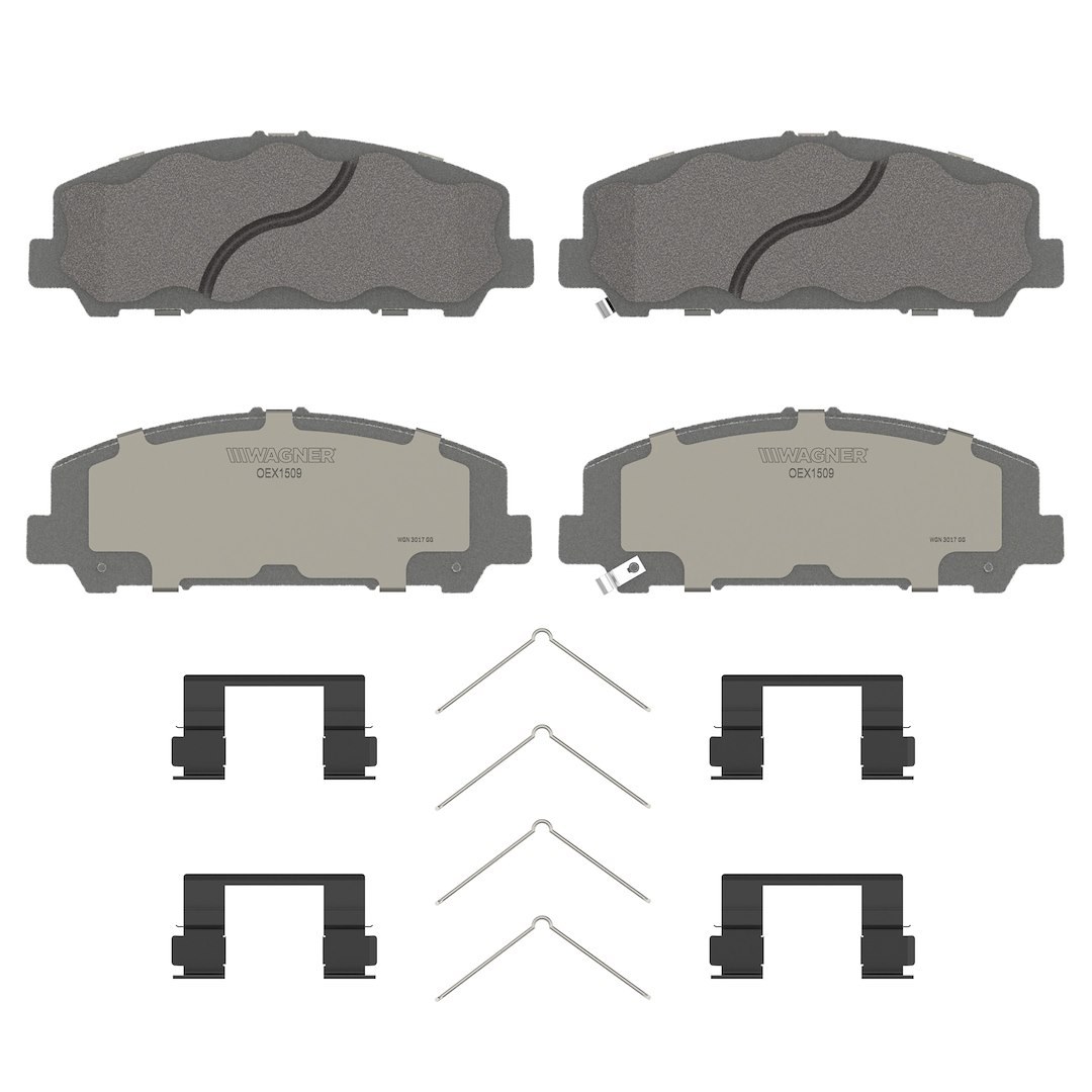 Wagner Brake Brake Pad, Oex, Premium Low-Copper Ceramic – OEX1509