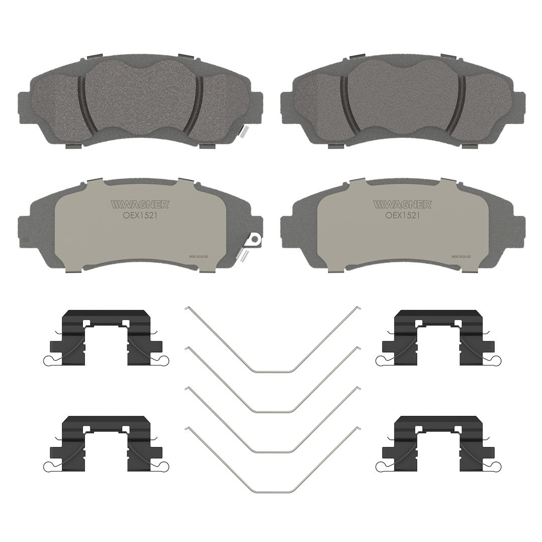 Wagner Brake Brake Pad, Oex, Premium Low-Copper Ceramic – OEX1521