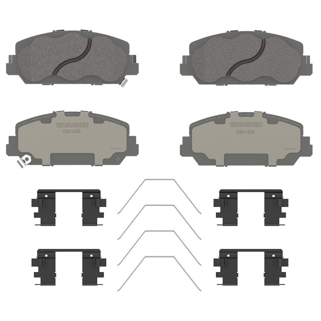 Wagner Brake Brake Pad, Oex, Premium Low-Copper Ceramic – OEX1625
