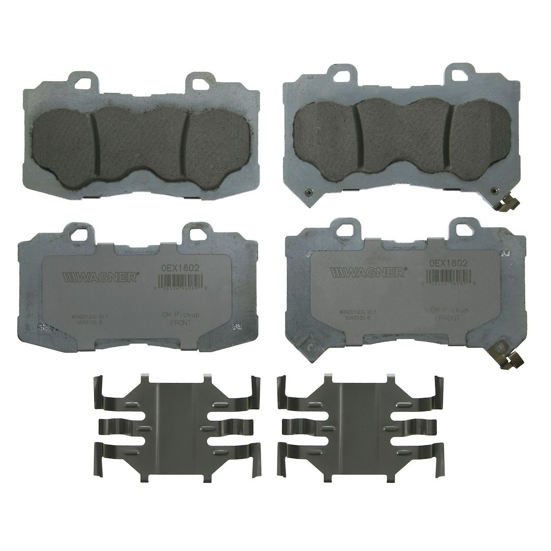 Wagner Brake Brake Pad, Oex, Premium Low-Copper Ceramic – OEX1802