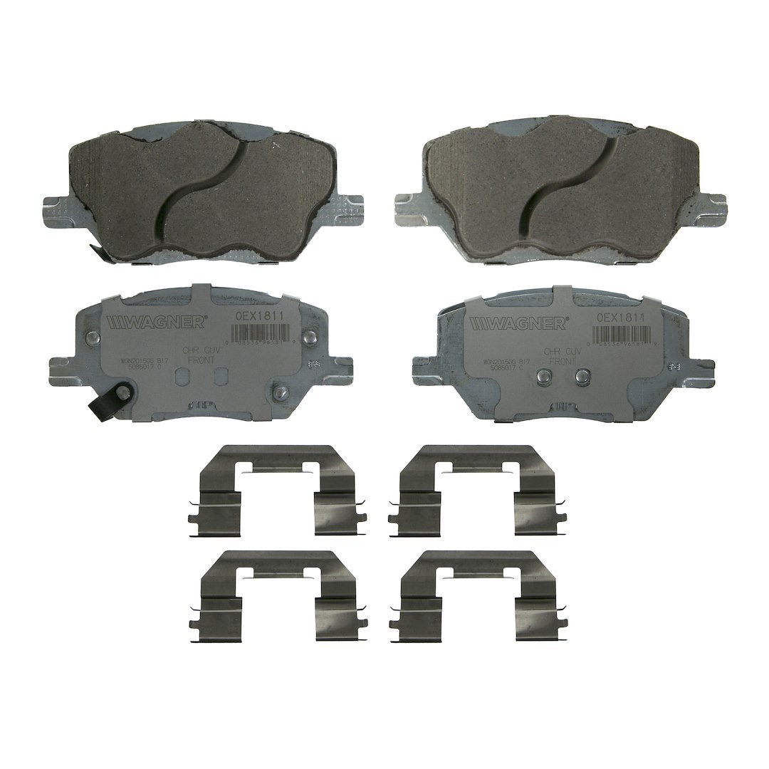 Wagner Brake Brake Pad, Oex, Premium Low-Copper Ceramic – OEX1811