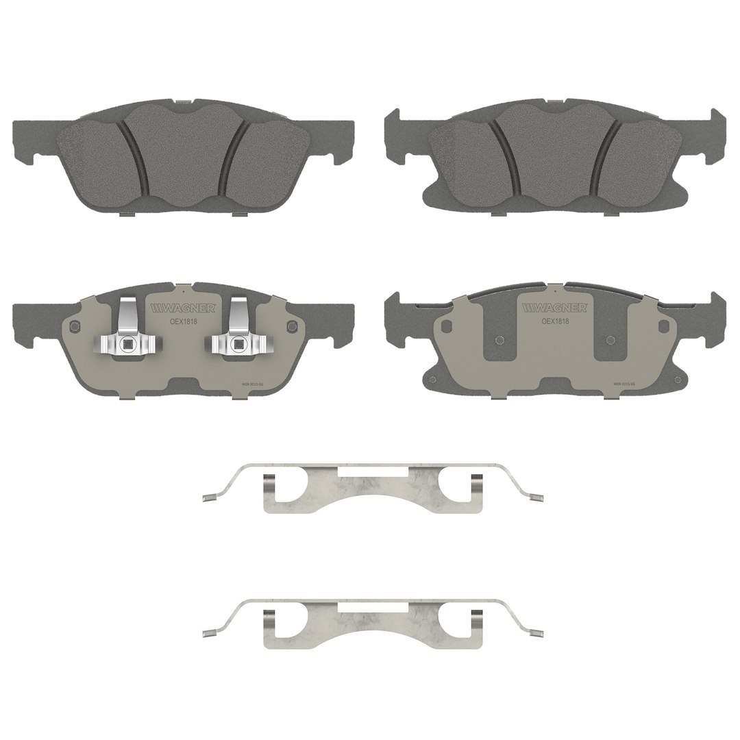 Wagner Brake Brake Pad, Oex, Premium Low-Copper Ceramic – OEX1818