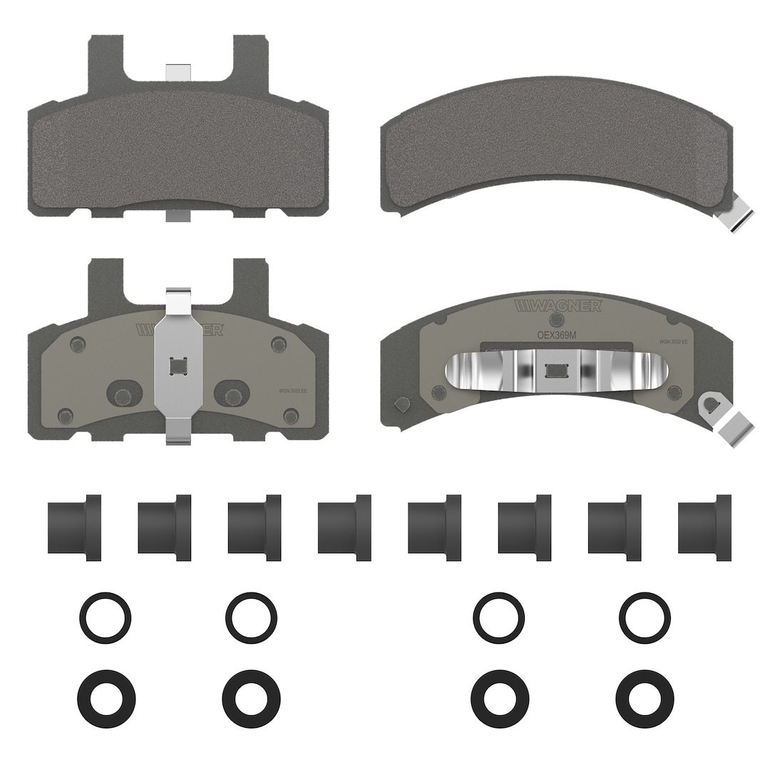 Wagner Brake Brake Pad, Oex, Fmsi Number D789-7659, Semi-Metallic, Set of 4 – OEX369M