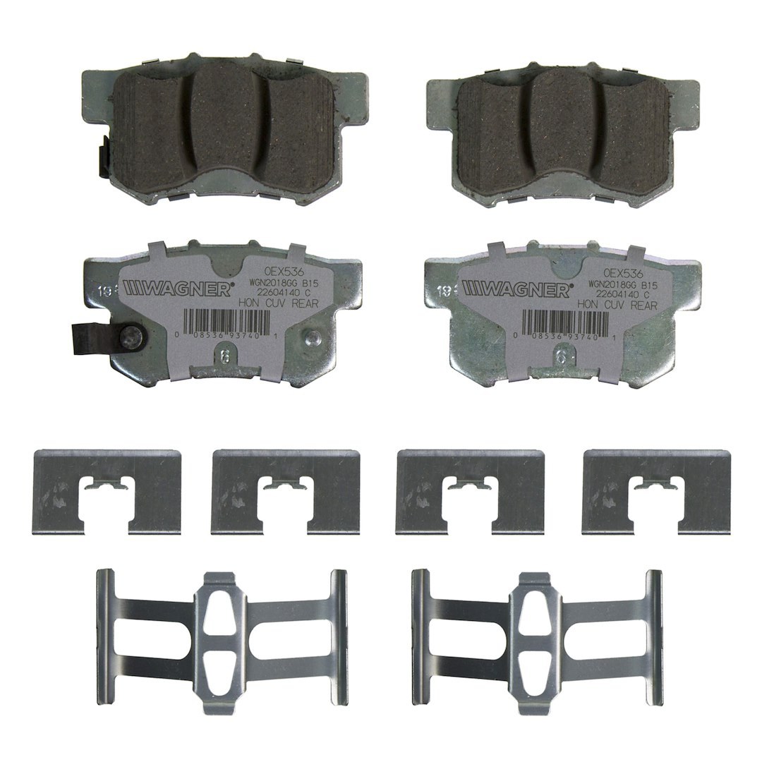 Wagner Brake Brake Pad, Oex, Premium Low-Copper Ceramic – OEX536