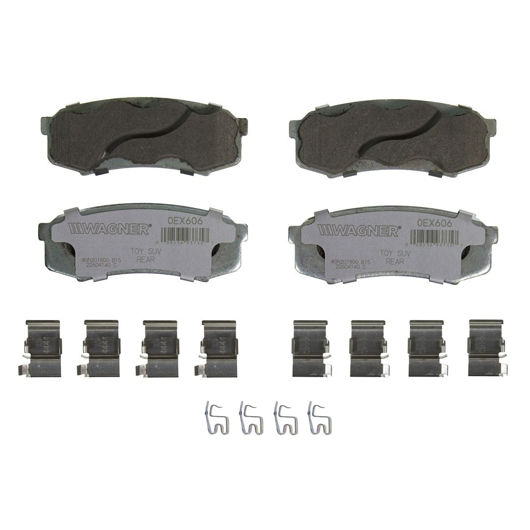 Wagner Brake Brake Pad, Oex, Premium Low-Copper Ceramic – OEX606