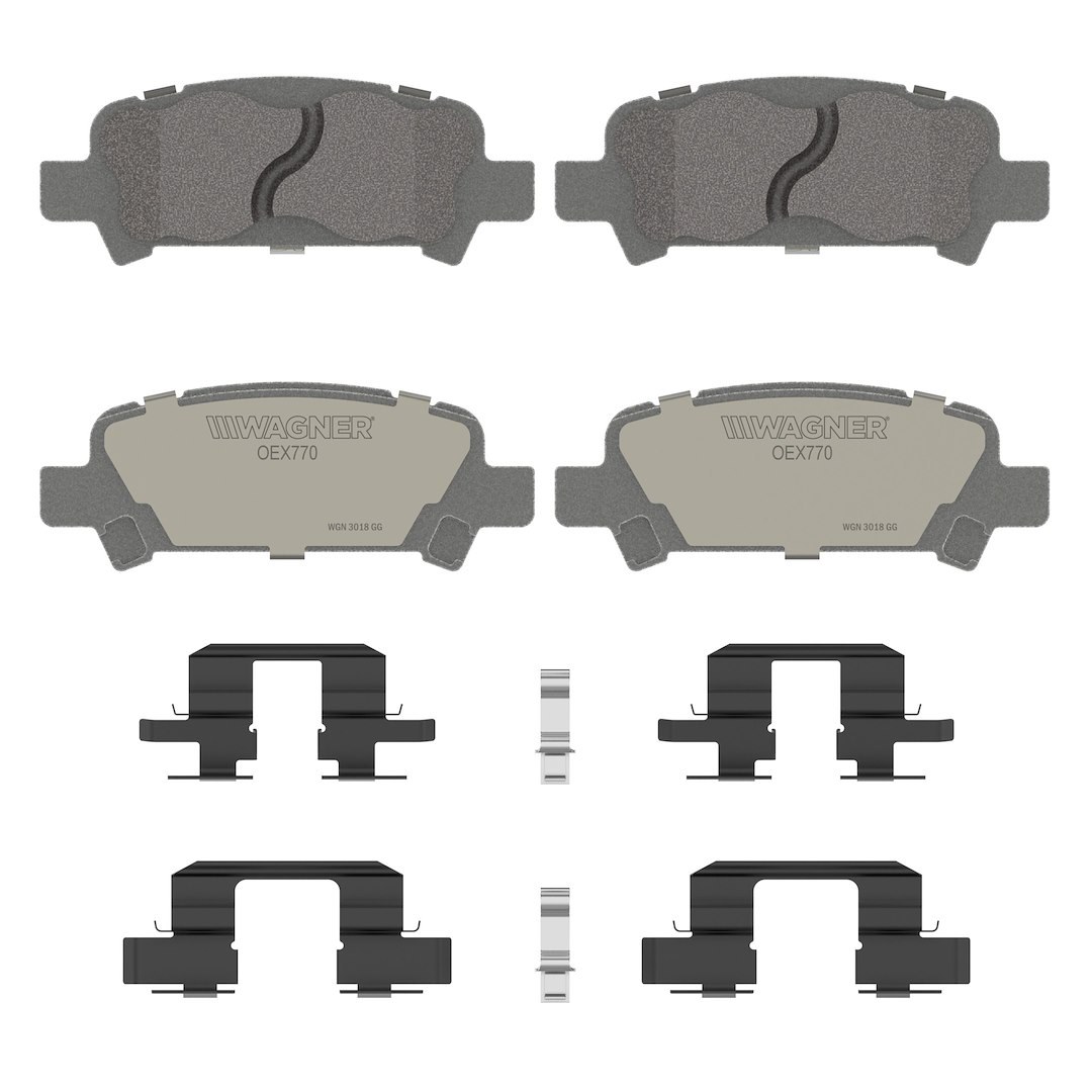 Wagner Brake Brake Pad, Oex, Premium Low-Copper Ceramic – OEX770