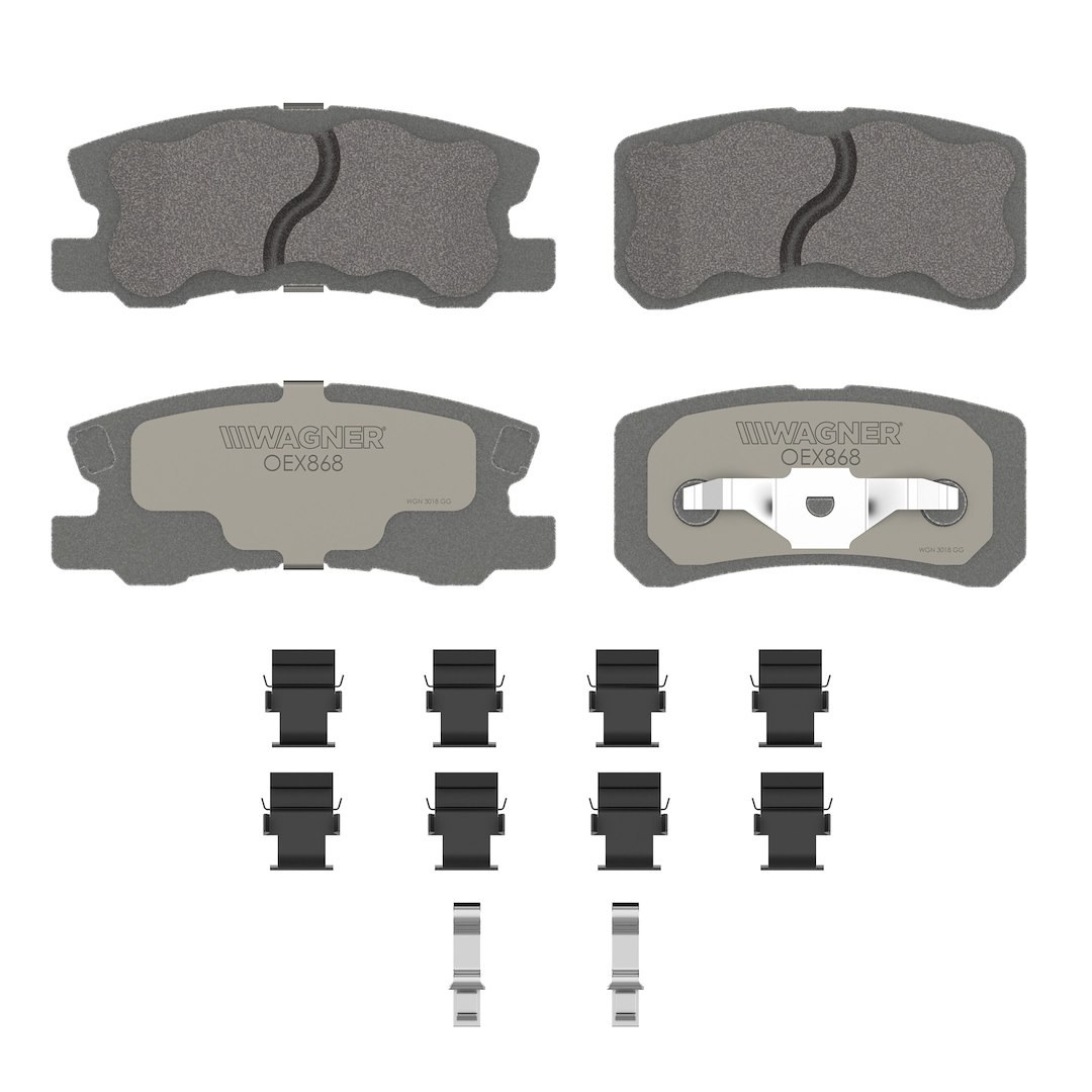 Wagner Brake Brake Pad, Oex, Premium Low-Copper Ceramic – OEX868