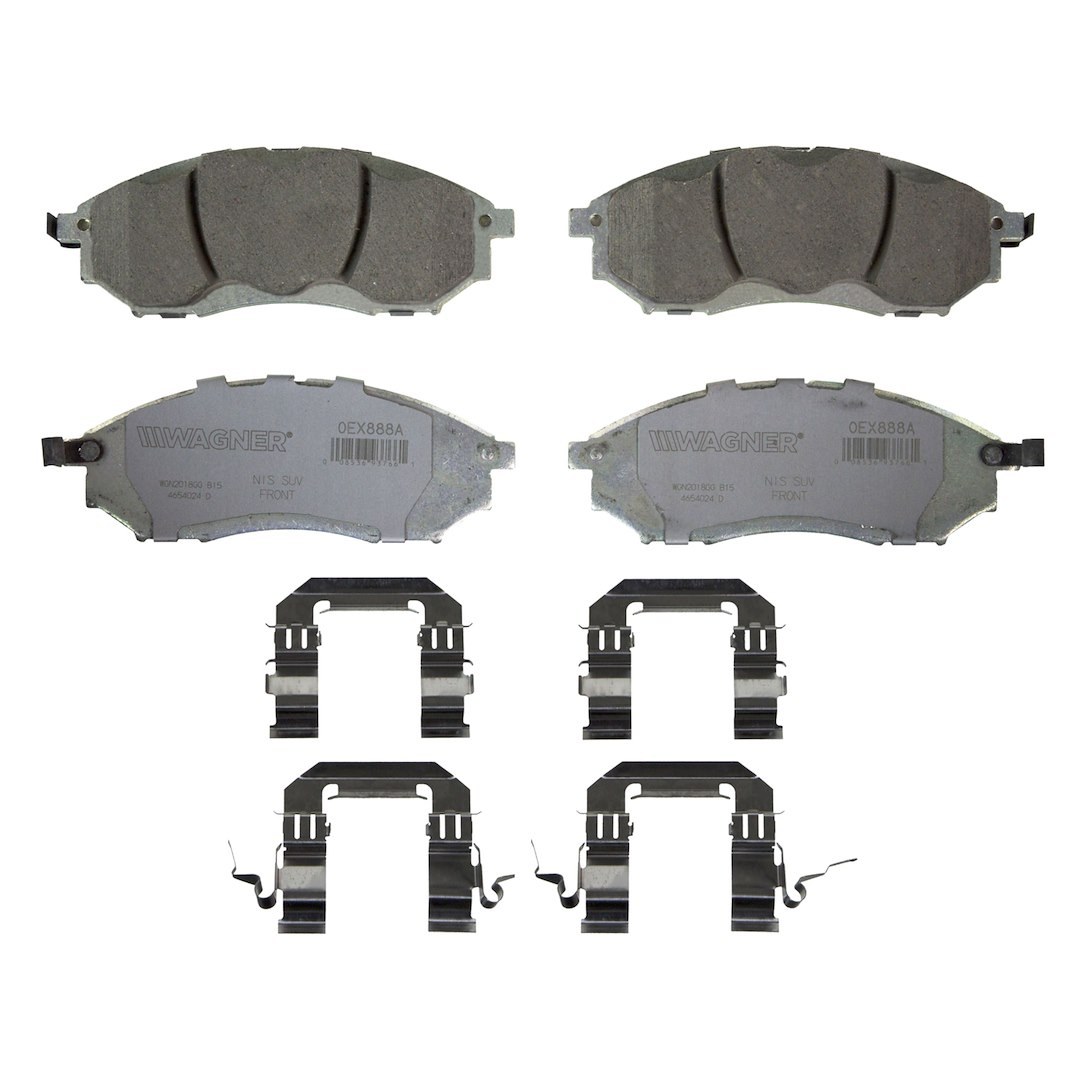 Wagner Brake Brake Pad, Oex, Premium Low-Copper Ceramic – OEX888A