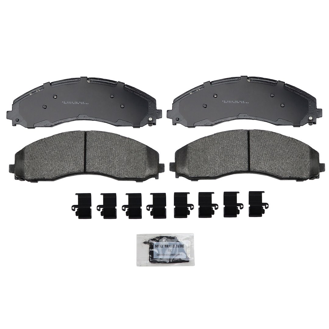 Wagner Brake Brake Pad, Severe Duty, Fmsi Number D2018-9250, Semi-Metallic, Set of 4 – SX2018