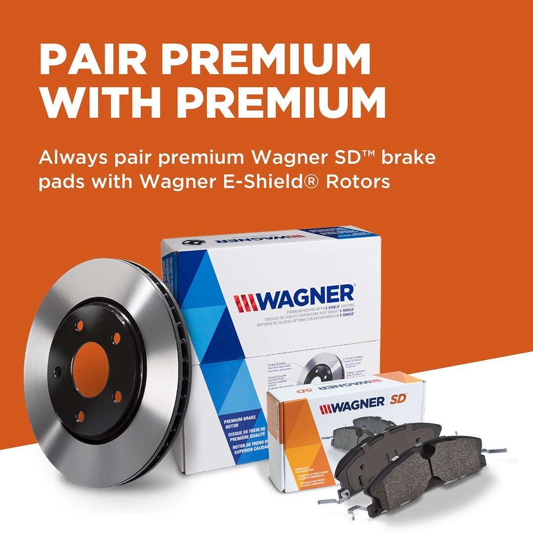 Wagner Brake Brake Pad, Severe Duty, Fmsi Number D2018-9250, Semi-Metallic, Set of 4 – SX2018