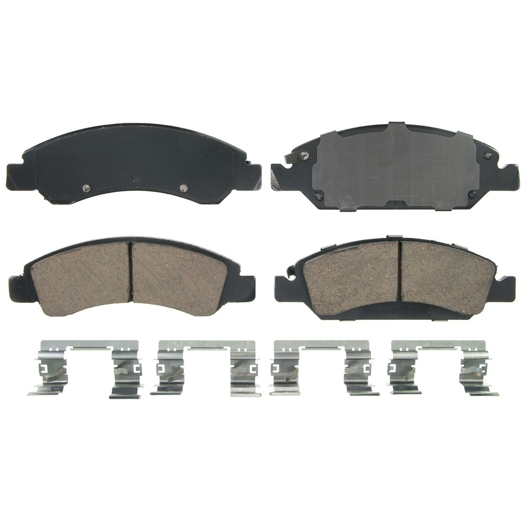 Wagner Brake Brake Pad, Quickstop, 0.71 Inch Friction Thickness Inner Pad, Ceramic, With Installation Kit – ZD1363