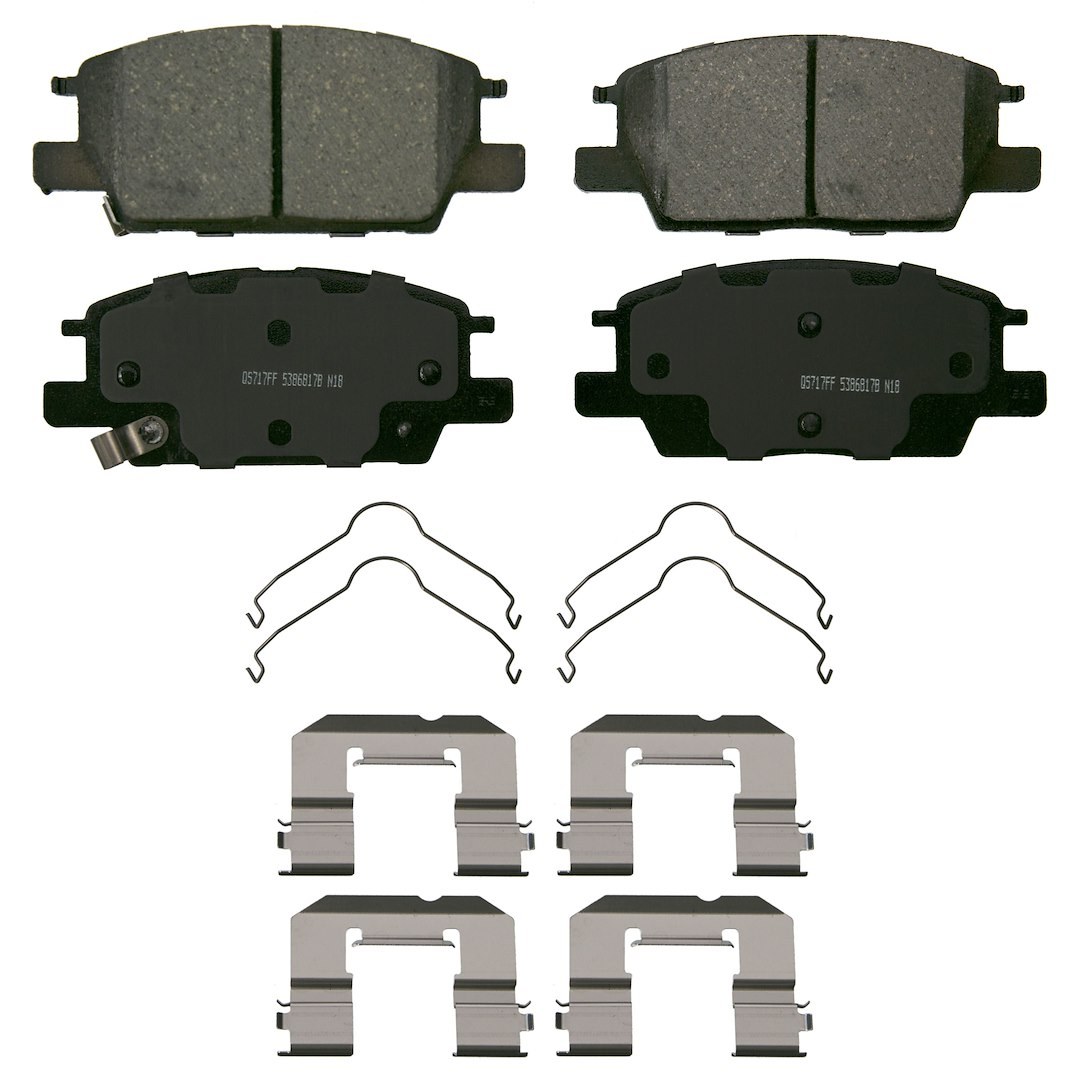 Wagner Brake Brake Pad, Quickstop, Fmsi Number D1913-9144, Ceramic, Set of 4 – ZD1913
