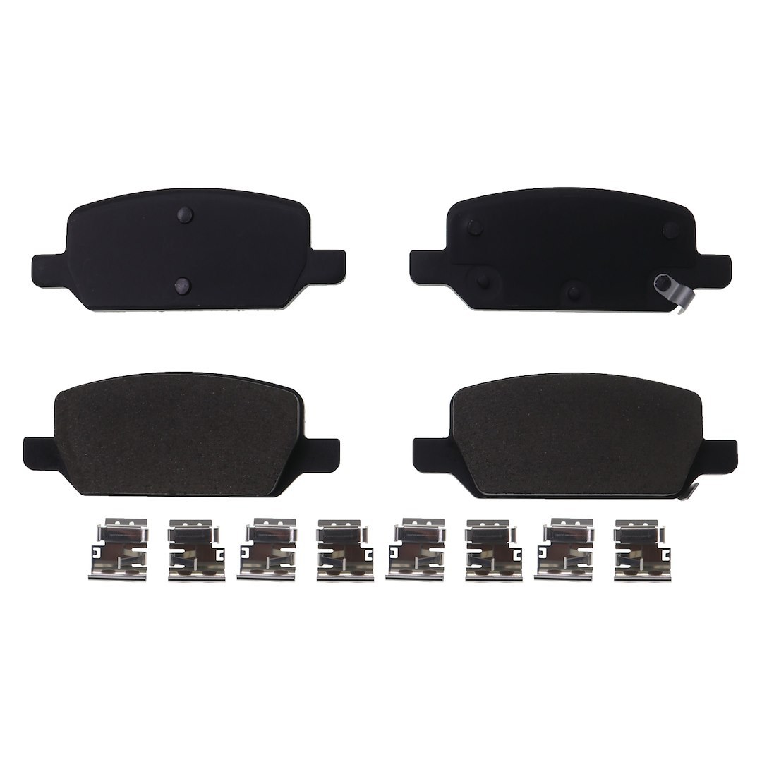 Wagner Brake Brake Pad, Quickstop, Fmsi Number D2283-9520, Ceramic, Set of 4, With Pad Shims/ Abutment Clips/ Mounting Hardware – ZD2283