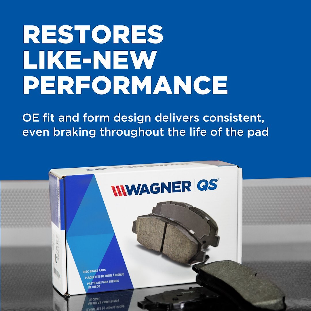 Wagner Brake Brake Pad, Quickstop, Ceramic, With Installation Kit – ZD981