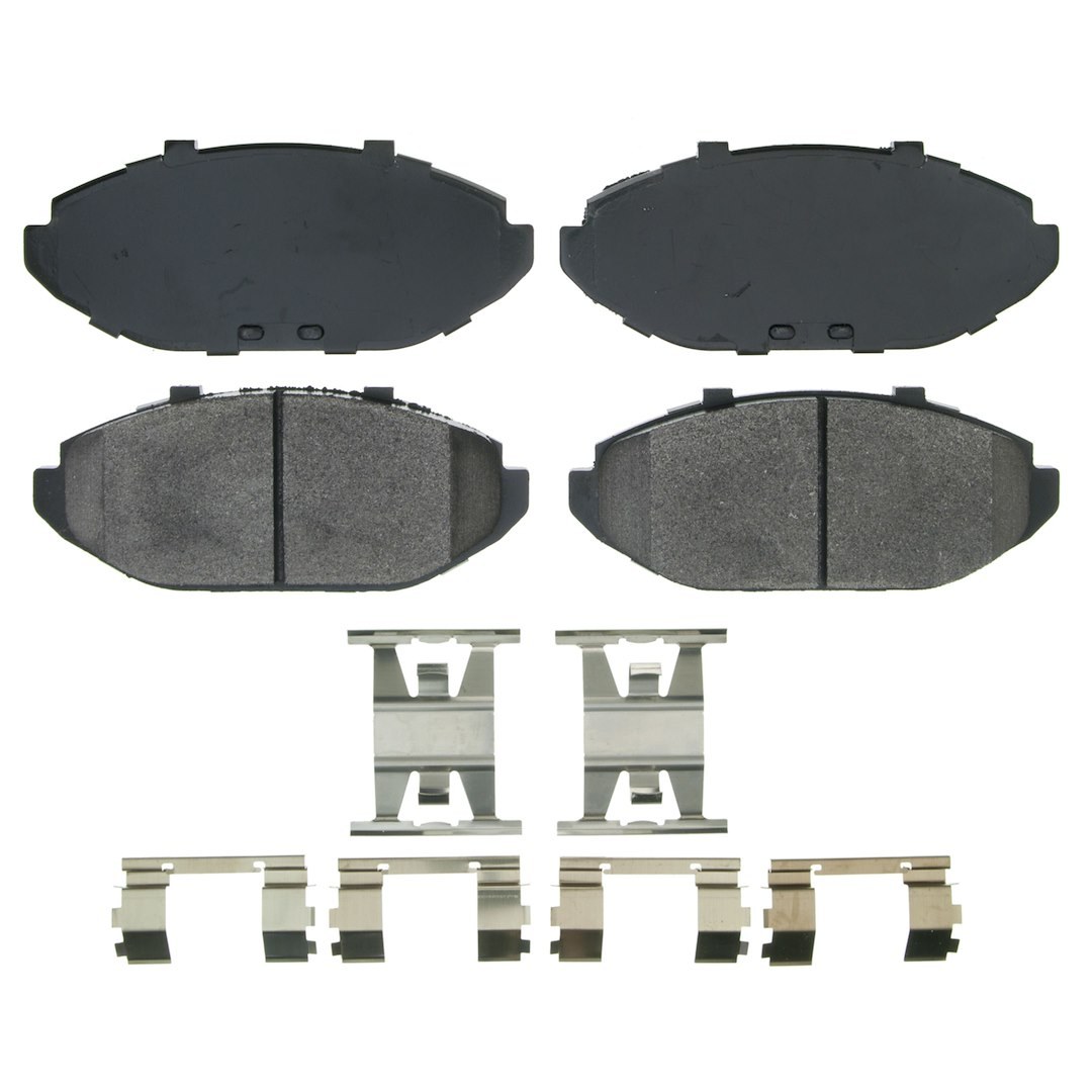 Wagner Brake Brake Pad, Quickstop, Semi-Metallic, With Installation Kit – ZX748
