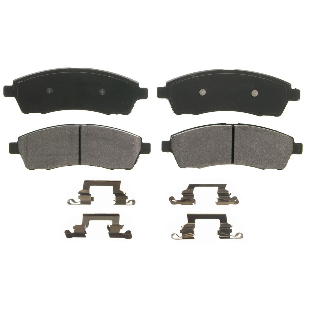 Wagner Brake Brake Pad, Quickstop, Semi-Metallic, With Installation Kit – ZX757