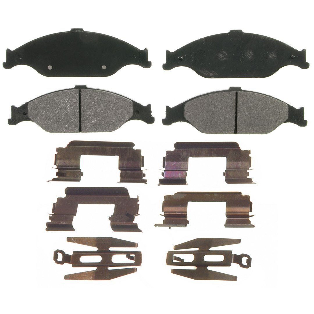 Wagner Brake Brake Pad, Quickstop, Semi-Metallic, With Installation Kit – ZX804