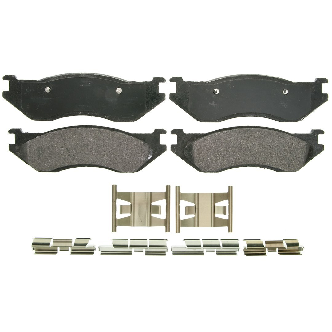 Wagner Brake Brake Pad, Quickstop, Semi-Metallic, With Installation Kit – ZX966