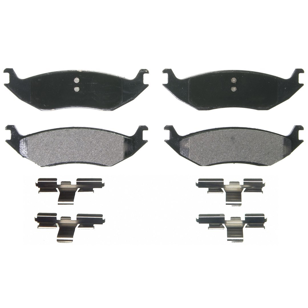 Wagner Brake Brake Pad, Quickstop, Semi-Metallic, With Installation Kit – ZX967