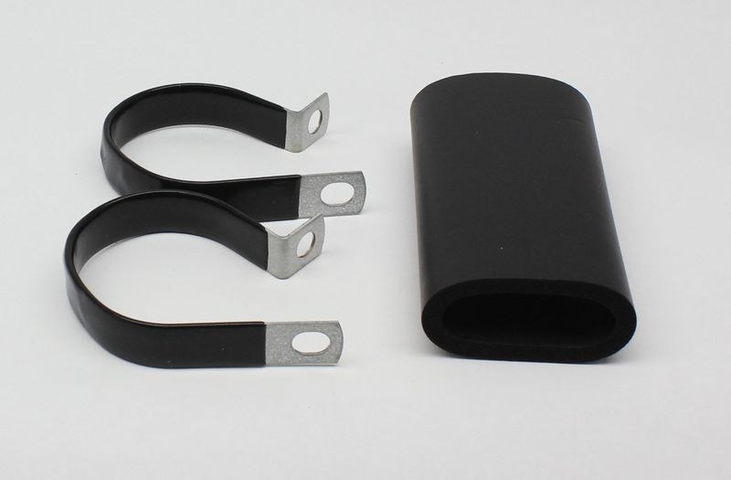 Walbro Fuel Pump Mounting Bracket, For Use with Walbro Inline Fuel Pumps, Mounting Clamps with Foam Sleeve – 400-920