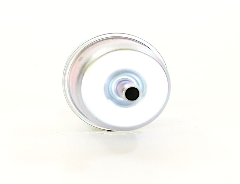 WIX Filters Fuel Filter, IN-Line, 1.936 Inch Top/ 1.936 Inch Bottom Diameter X 3.8 Inch Length, 20 Micron Element, Metal, With Clamps/ Hoses – 33032