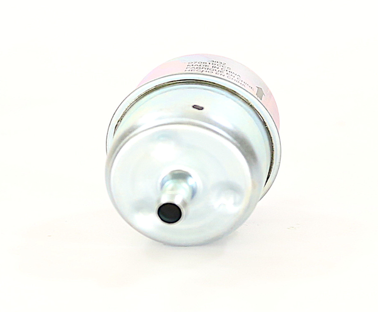 WIX Filters Fuel Filter, IN-Line, 1.936 Inch Top/ 1.936 Inch Bottom Diameter X 3.8 Inch Length, 20 Micron Element, Metal, With Clamps/ Hoses – 33032