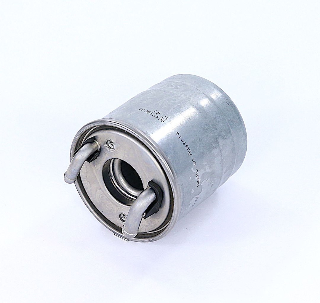 WIX Filters Fuel Filter, IN-Line, 3.62 Inch Diameter X 4.52 Inch Length, 5 Micron Paper Element, With 4 O-Rings/ Drain Screw – 33250