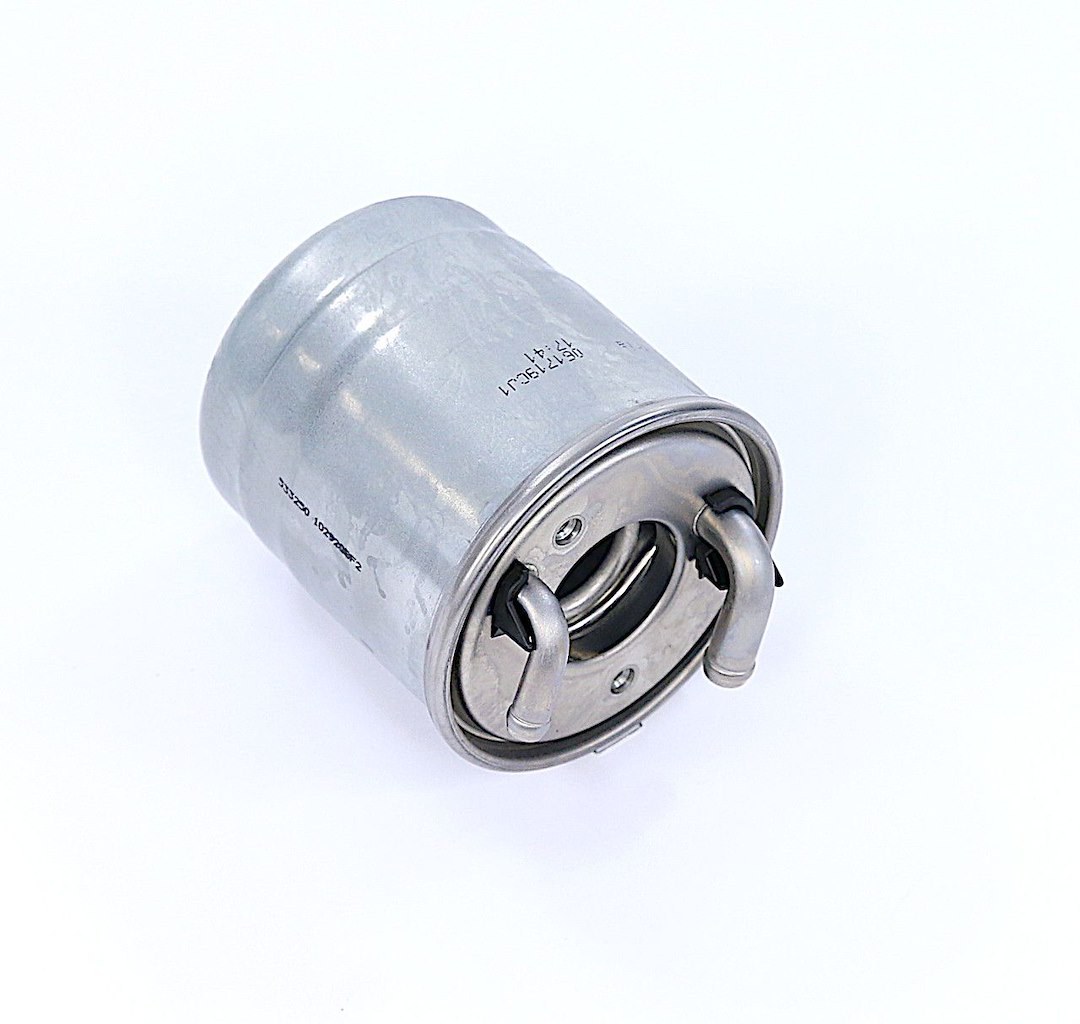 WIX Filters Fuel Filter, IN-Line, 3.62 Inch Diameter X 4.52 Inch Length, 5 Micron Paper Element, With 4 O-Rings/ Drain Screw – 33250