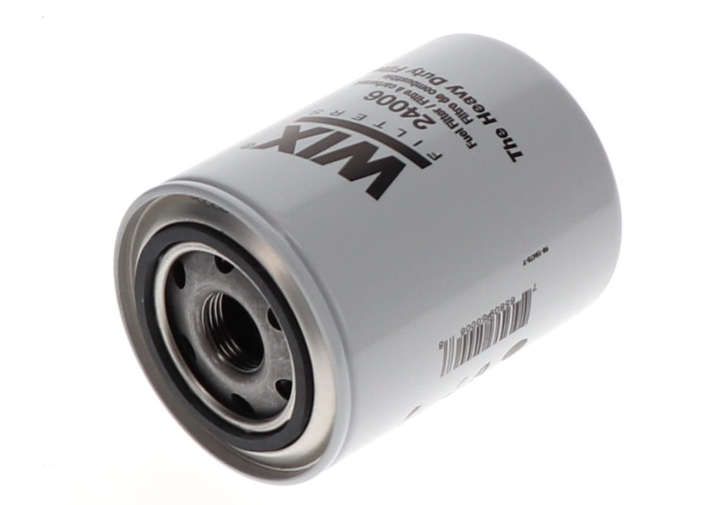 WIX Filters Fuel Filter, Spin-On Style, 5.2 Inch Height X 3.674 Inch Outside Diameter, 300 PSI Burst Pressure, 10 Micron Element – 24006