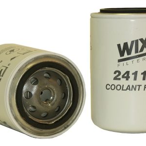 WIX Filters Coolant Filter, 5.424 Inch Height X 3.69 Outer Diameter Top, 30 Micron Element, With Gasket, For Use with Volvo VED12 Engines – 24114