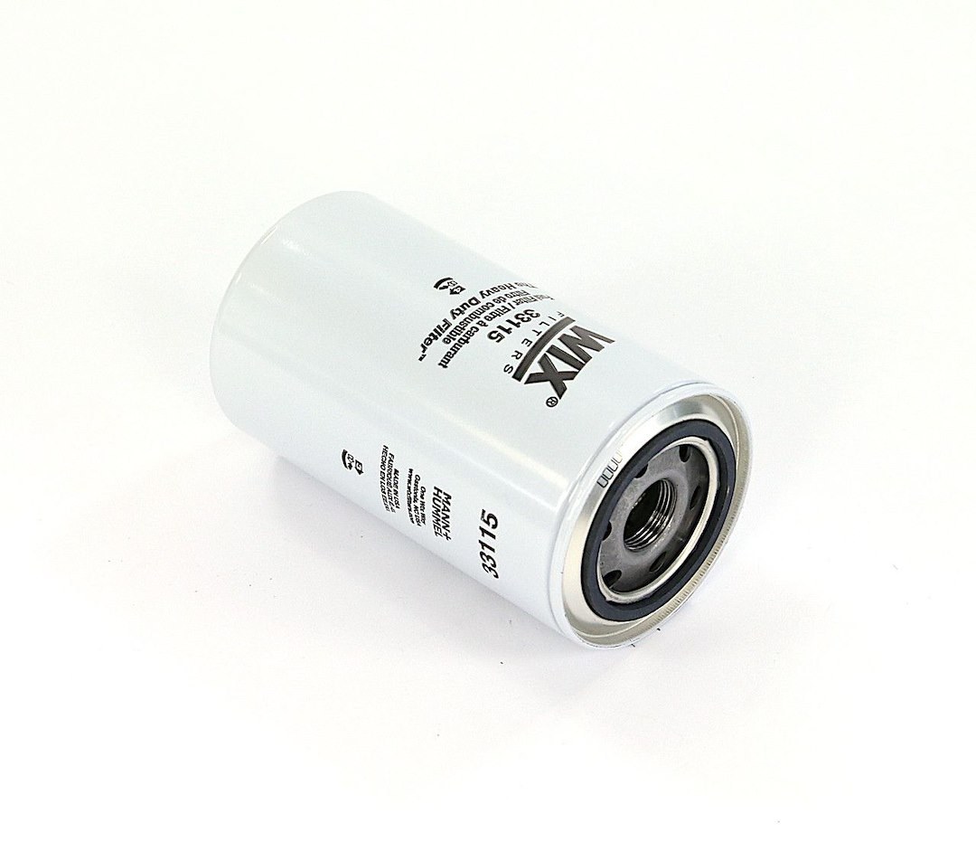 WIX Filters Fuel Filter, Spin-On Style, 6.987 Inch Height X 3.663 Inch Outside Diameter Top, 325 PSI Burst Pressure, 10 Micron Element – 33115