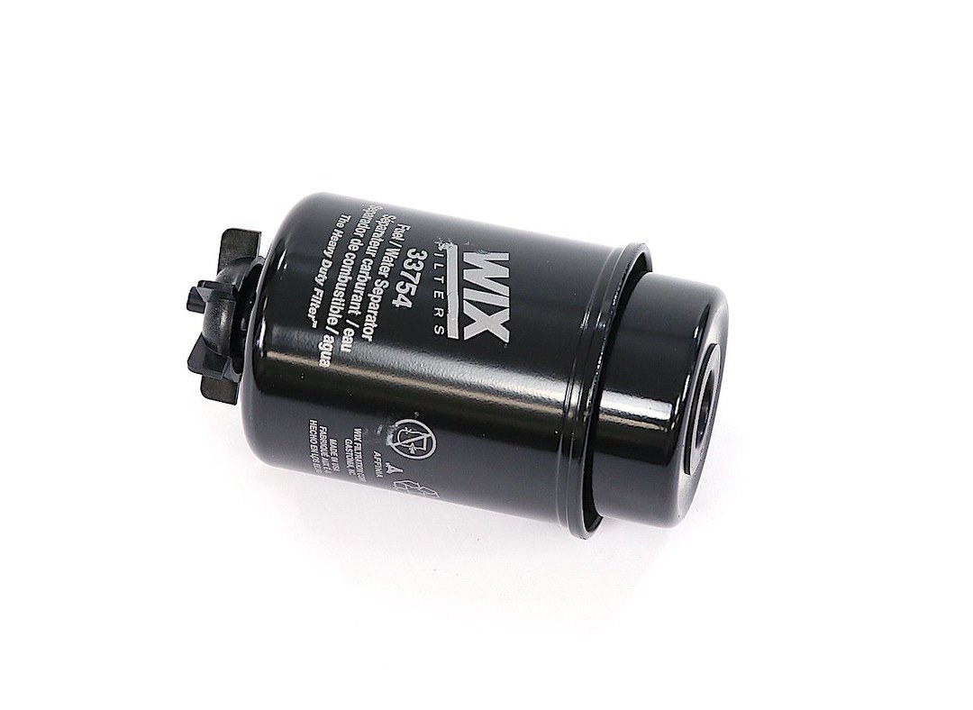 WIX Filters Fuel Filter, For Use with Caterpillar Loaders/ Excavators/ Jlg Industries Inc/ Aerial Platform/ Sullair Compressors, Key-Way Style – 33754
