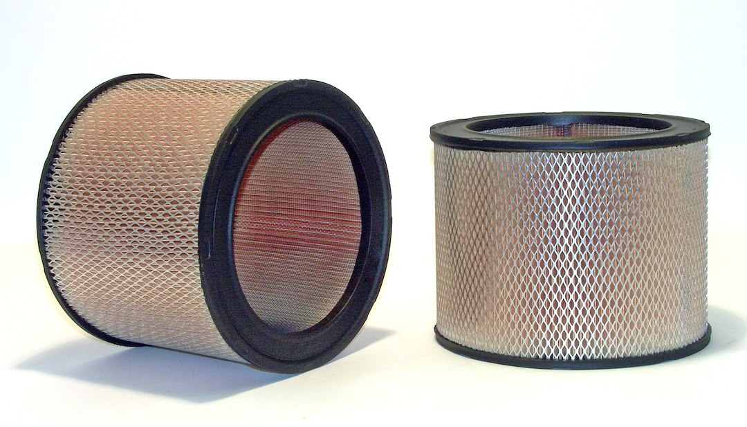 WIX Filters Air Filter, Vehicle Fitment: Ford Trucks and Buses, Disposable, Off-White, Cellulose, Round – 42271