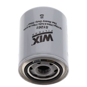 WIX Filters Oil Filter, Spin-On Style, 5.166 Inch Height X 3.683 Inch Outside Diameter Top, 32 Micron Element, 350 PSI Burst Pressure – 51261