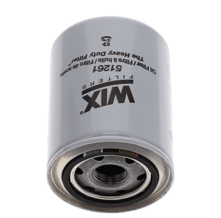 WIX Filters Oil Filter, Spin-On Style, 5.166 Inch Height X 3.683 Inch Outside Diameter Top, 32 Micron Element, 350 PSI Burst Pressure – 51261