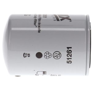 WIX Filters Oil Filter, Spin-On Style, 5.166 Inch Height X 3.683 Inch Outside Diameter Top, 32 Micron Element, 350 PSI Burst Pressure – 51261