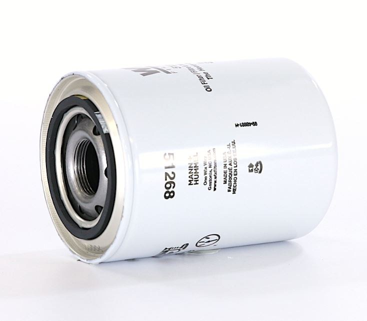 WIX Filters Oil Filter, Spin-On, 5.218 Inch Height X 3.691 Inch Outer Diameter Top, 25 Micron Element, 560 PSI Burst Pressure – 51268