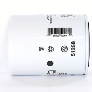 WIX Filters Oil Filter, Spin-On, 5.218 Inch Height X 3.691 Inch Outer Diameter Top, 25 Micron Element, 560 PSI Burst Pressure – 51268