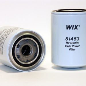 WIX Filters Hydraulic Fluid Filter, For Use with Case/ Ford/ Ihc/ M-F/ New Holland/ Nissan/ Forklifts, Spin-On Style – 51453