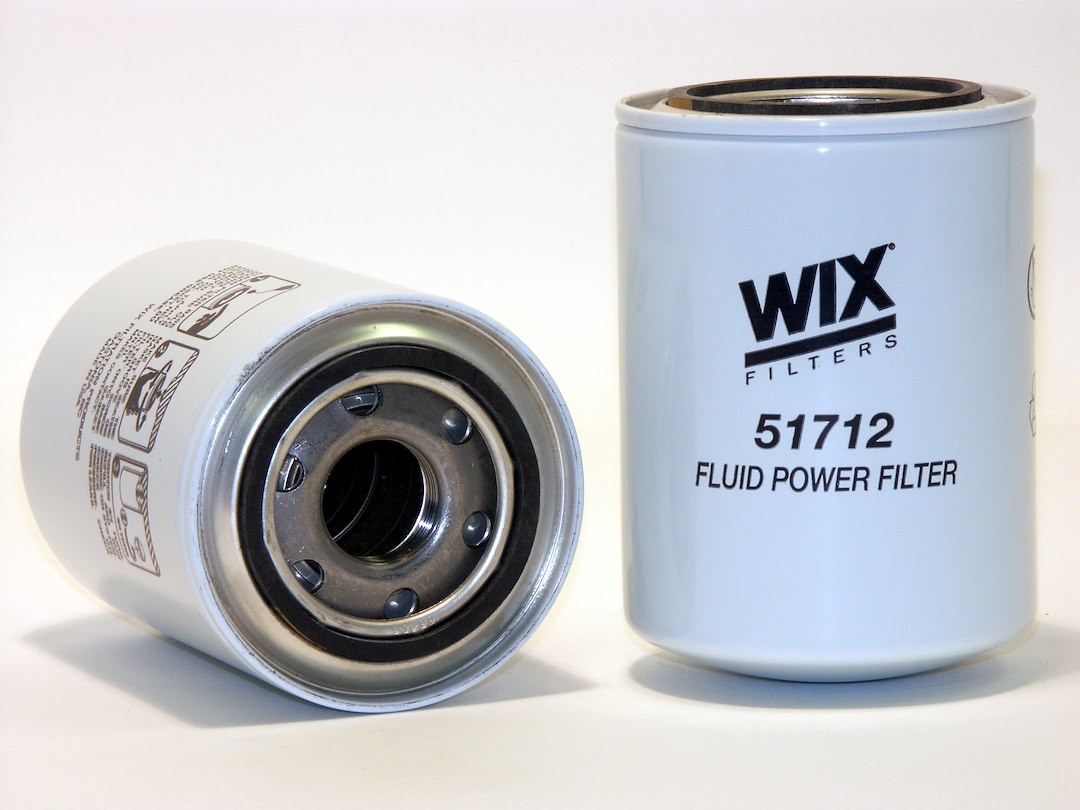 WIX Filters Hydraulic Fluid Filter, For Use with Ford Tractors/ Massey Ferguson Tractors, Spin-On – 51712