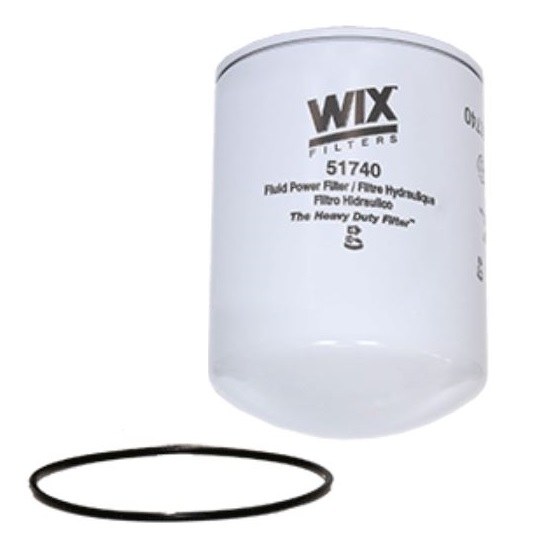 WIX Filters Hydraulic Fluid Filter, For Use Caterpillar Equipment/ John Deere Tractors, Spin-On Style, Microglass – 51740