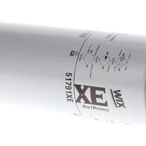 WIX Filters Oil Filter, Spin-On, 10 Inch Height X 4 Inch Outside Diameter Top, 5 Micron Element, 340 PSI Burst Pressure – 51791XE